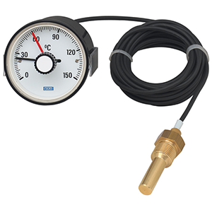 Thermometers with switch contacts
